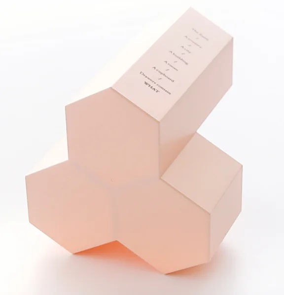 Hot Selling Home Office Accessories Plastic Hexagon Desk Pen Container Pencil Pen Holder