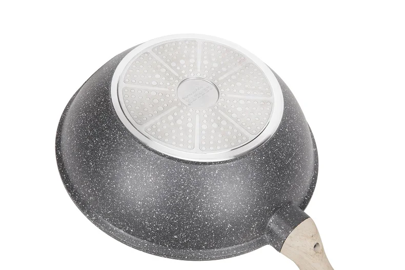 Best Price Superior Quality Carote 30Cm Wok Pan Die Casting Aluminum Cookware Non Stick Coating Wok For Induction Cooker