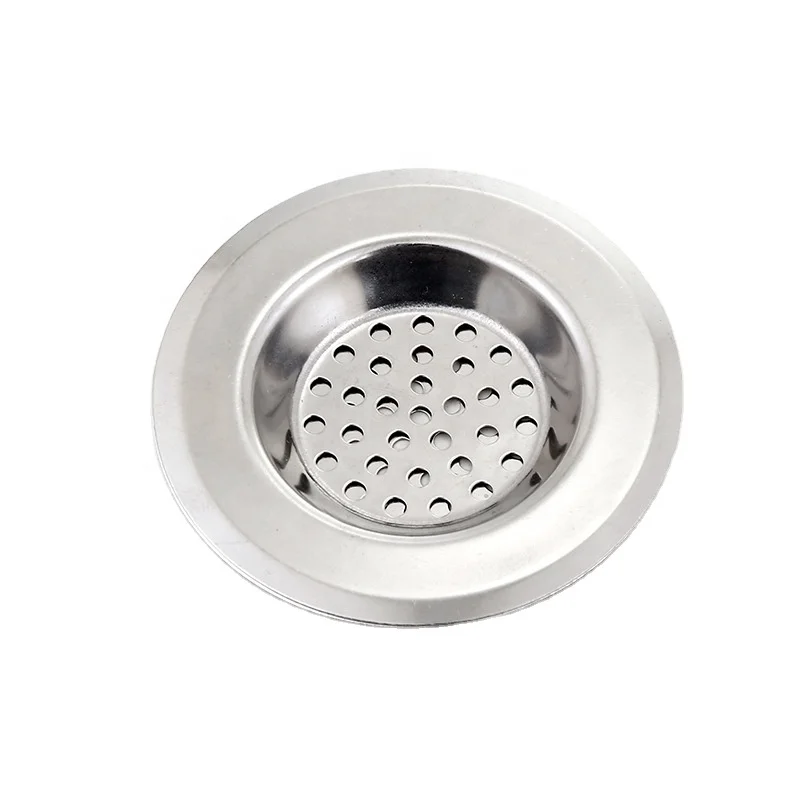 A2569 Small stainless steel floor drain Kitchen vegetable basin anti-blocking Hourglass floor drain Sink filter net