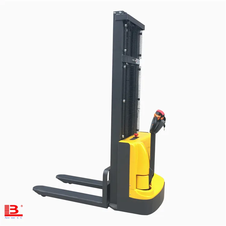 electric lifter load 1000kg 2000kg 1500kg walkie full electric stacker pallet lift portable electric forklift