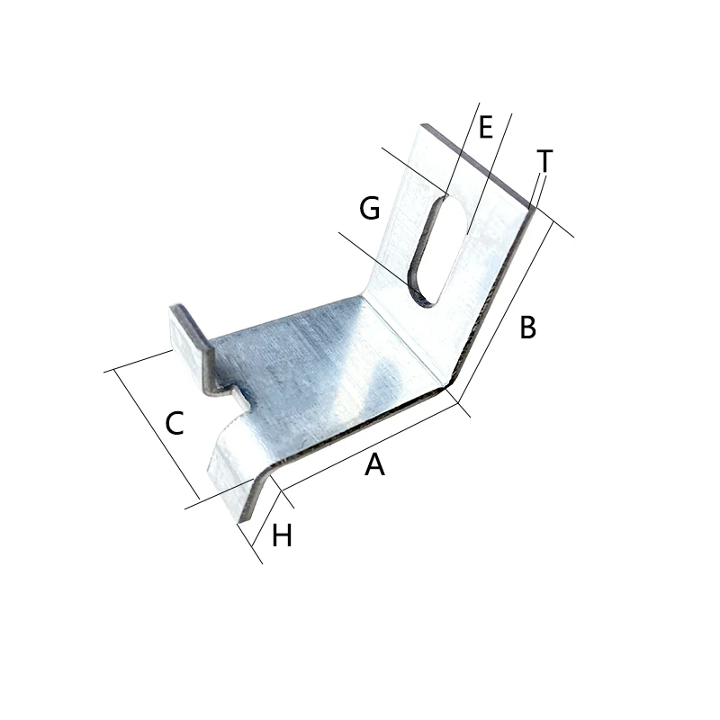 Carbon Steel Marble Up and Down Angle Marble Stone Fixing Fix Angle Wall Cladding of Granite