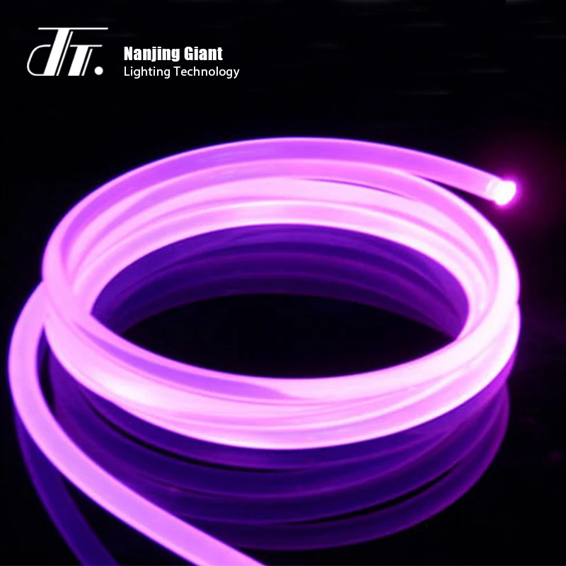 car modification light strip material PMMA side glow plastic optical fiber