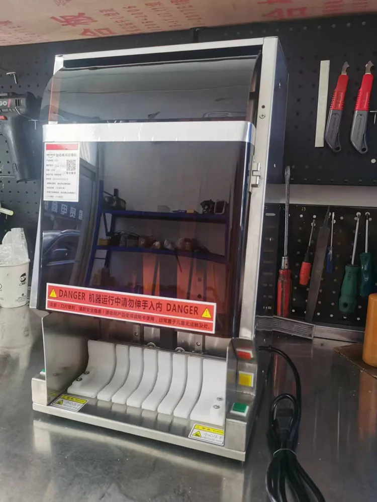 Commercial Sushi Cutter Slicer Automatic Sushi Roll 8 / 10 / 12 Pieces Rice Roll Cutting Machine Customization