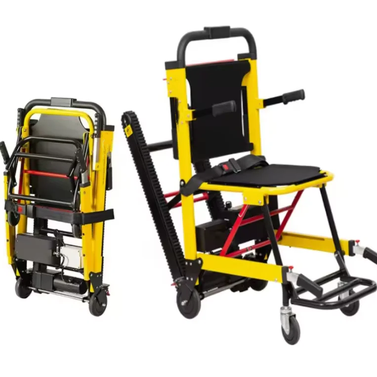Hot Selling Electric Stair Climbing Wheelchair Elderly Crawler Type Walker Rollator for Going up down Stairs