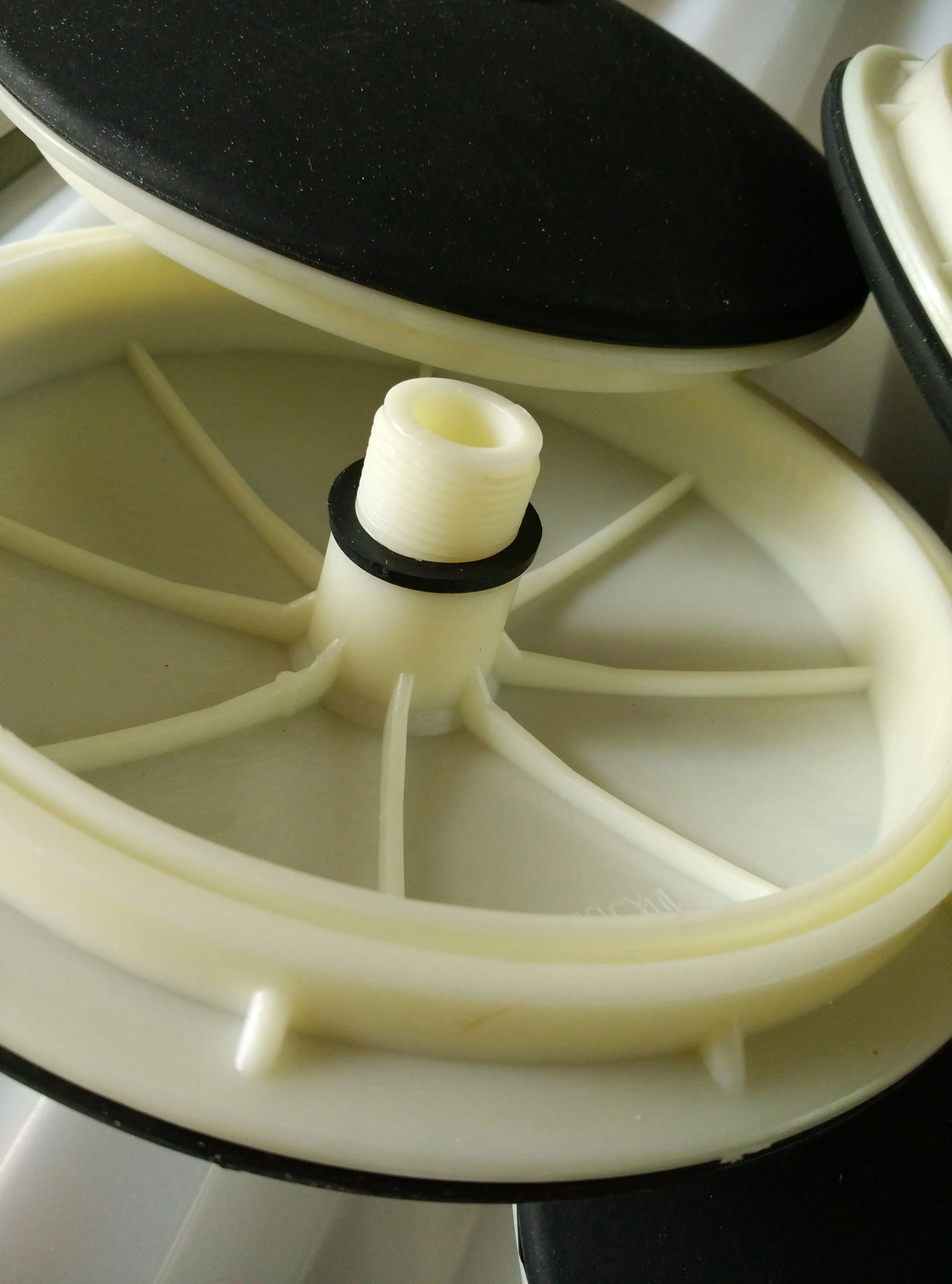 Disc aerator Microporous thickening aeration head Oxygenation sewage treatment aeration disc Silicone diaphragm diffuser