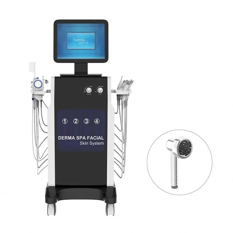 15 IN 1 Korea skin care beauty machine dermabrasion facial rf tightening  RF bio face lifting spa beauty machine