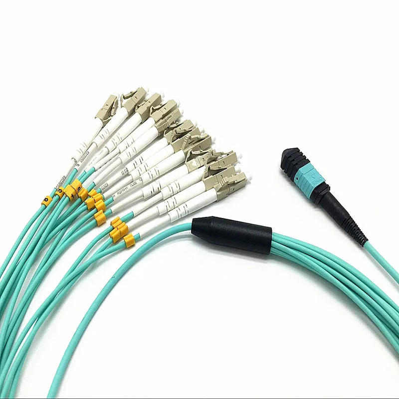
MPO-LC-APC 12 Core MPO Fiber Optic Patch Cord Cables 