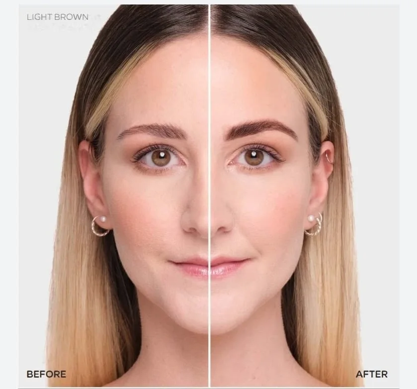 private label henna free plant based eyebrow stain liquid hybrid brow stain lash tint