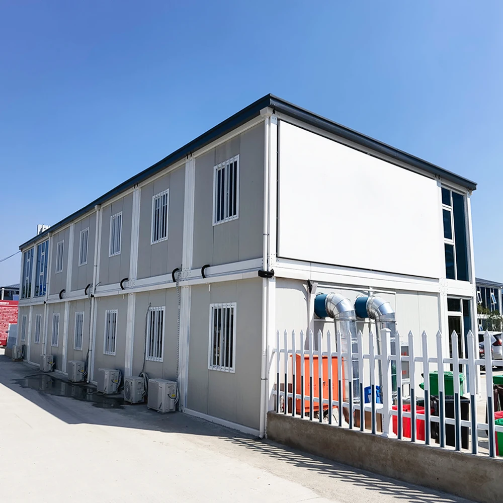 Good quality Fashion design Good  small  house prefabricated with glass wall in low price