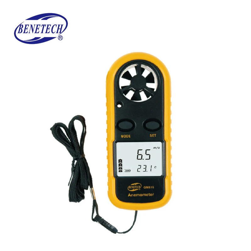 GM816 Цифровой измеритель скорости воздуха