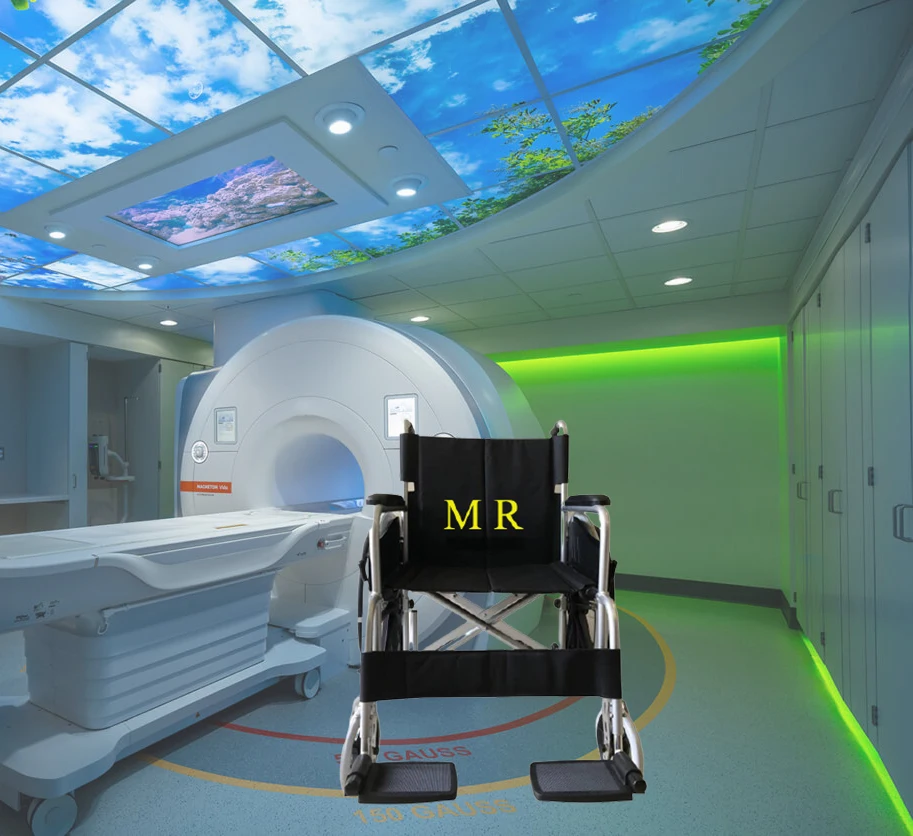 Магнитная инвалидная коляска Ширина 20 дюймов для системы MR 1 5 T и 3 0