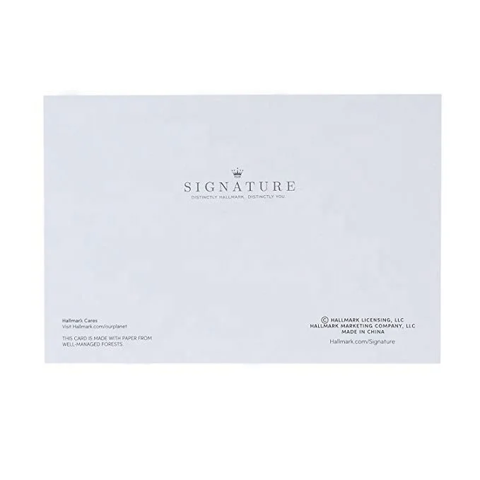 Custom Romantic Festival Conference Meeting Embossing Invitation Card Wedding