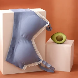 2XL Breastfeeding Pregnancy Maternity Nursing Brassiere Feeding Bra for Soutien Gorge Allaitement Pregnant Women