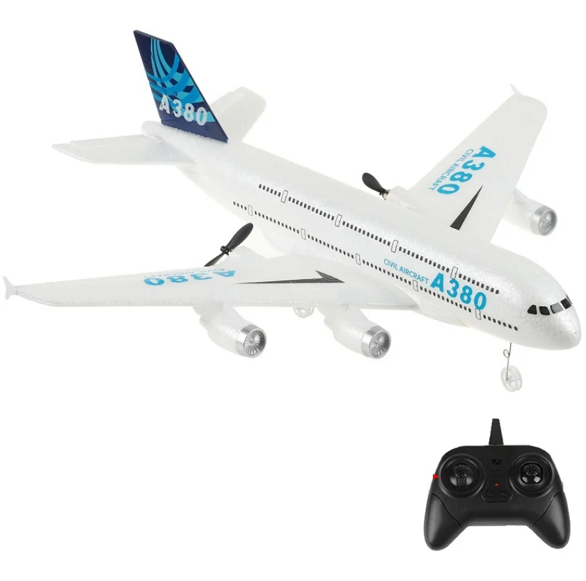 Hot selling Airbus RC Toys 2.4G Remote Control Aircraft A380 2.5CH Glider Airplane Aeromodelling plane Fixed Wing