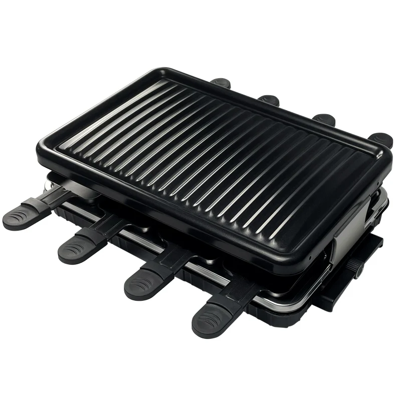 cheap price smokeless indoor  bbq non-stick BBQ table electric Raclette grill