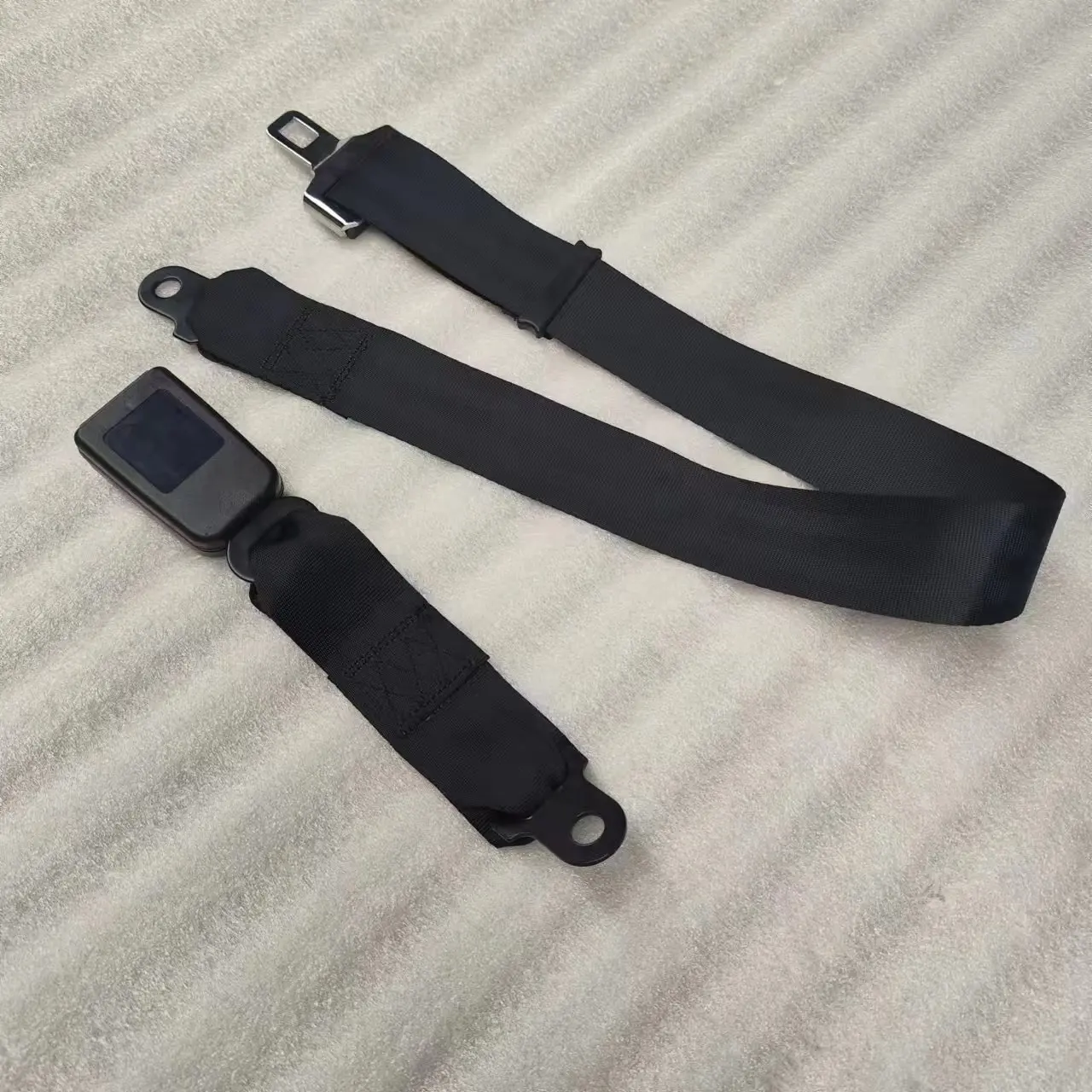 Sports Style 2-Point Safety Seat Belt for Bus Steel and Polyester Material Car Safety Spare Parts