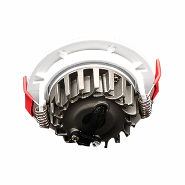 Aluminum slim cob spotlight adjustable head 5W 12W high Lm CRI meat fish bread fruit shop store recessed led downlight casing