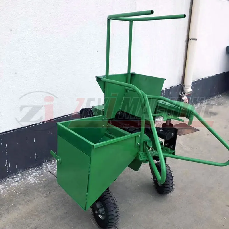 6286 brand new quality single row walking tractor mounted mini corn harvesters