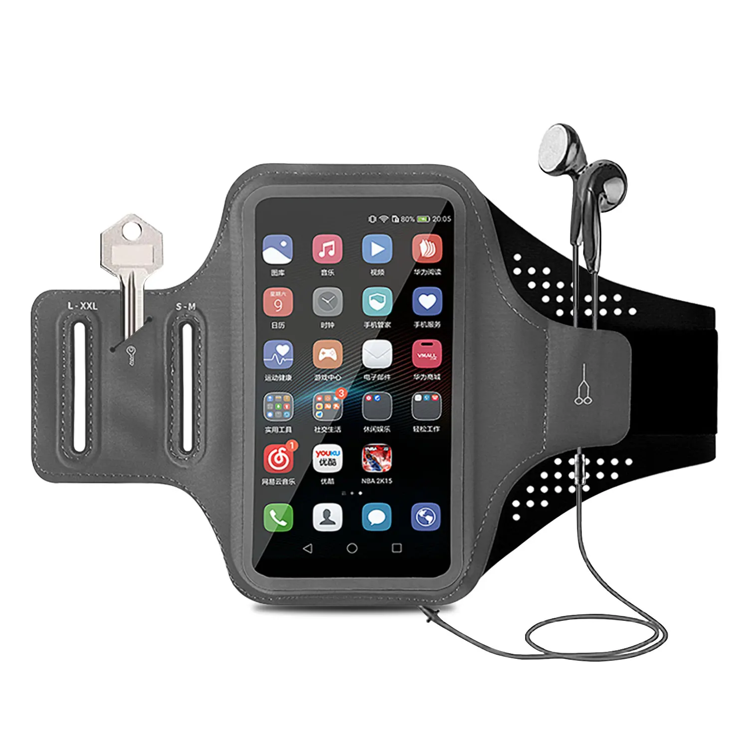Free Shipping Hot selling Universal Mobile Phone Accessories Waterproof Armbag fit for 5.5-6.5 inch Sport Arm bag