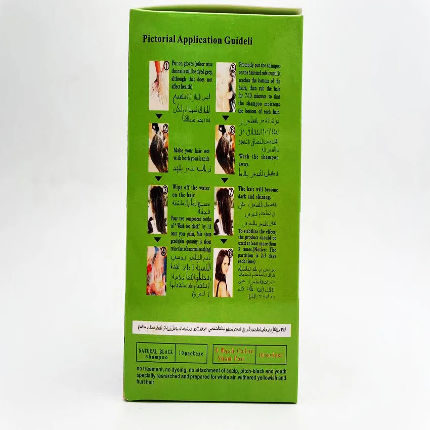 25mlx10wildolive hair dye shampoo factory wholesale