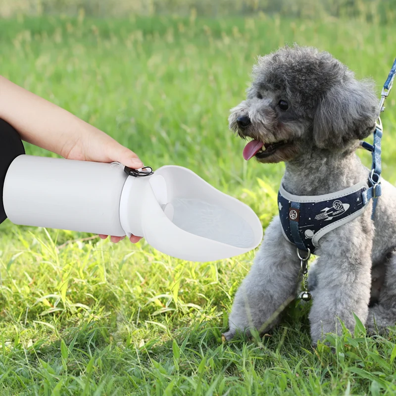 Outdoor Folding Portable Collapsible Bowl Travel Walking Silicone Dispenser Pet Accessories Supplies Dog Water Bottle For Dogs
