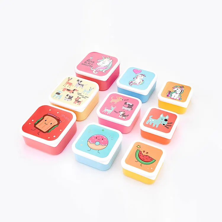 LFGB bpa free takeaway microwave PP kitchen baby bento kids plastic food storage container set lunch box for school