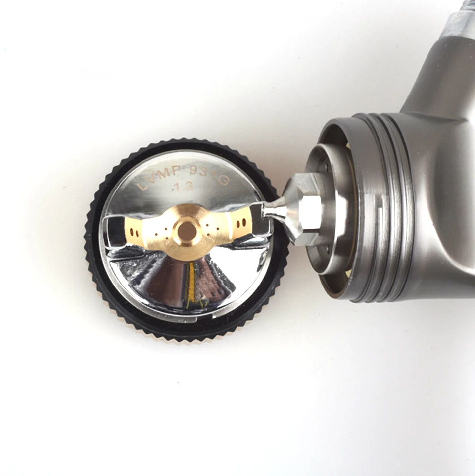 HVLP Air Spray Gun 1.4mm Nozzle 600ml Capacity Paint Spraying Suitable for Refurbishment Car Paint Restoration Wood Furniture