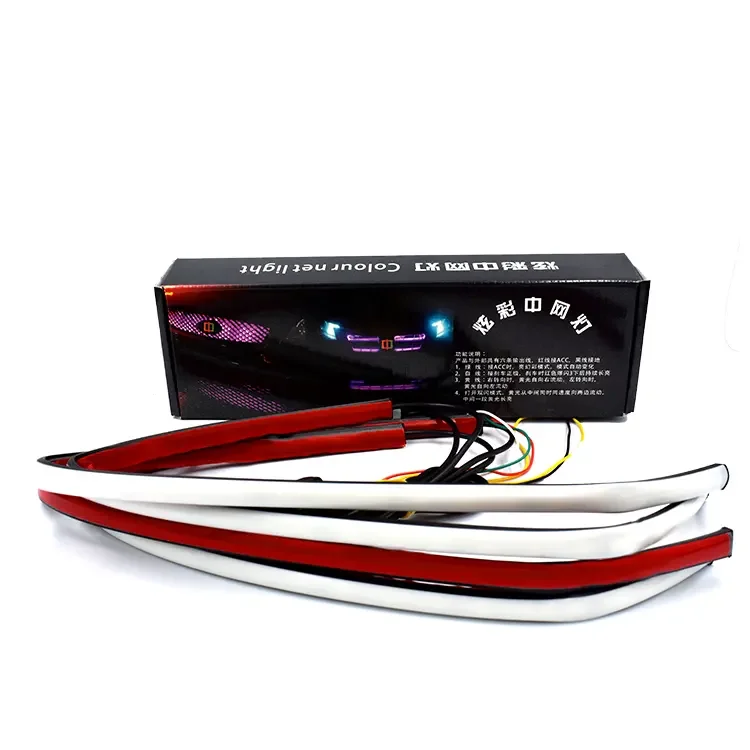 Hot sale car scanning high brake lights LED warning fog - proof lights rear shield glass decorative lights