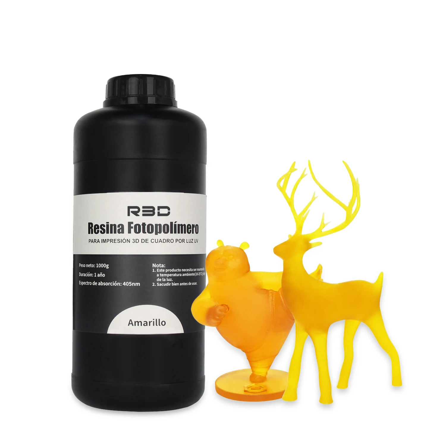 R3D Popular 405nm Resin 1kg for 3d printer