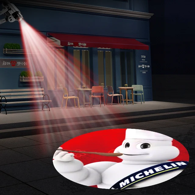 Global custom laser lamp   wireless 4K high definition led welcome advertising light gobo  logo projector