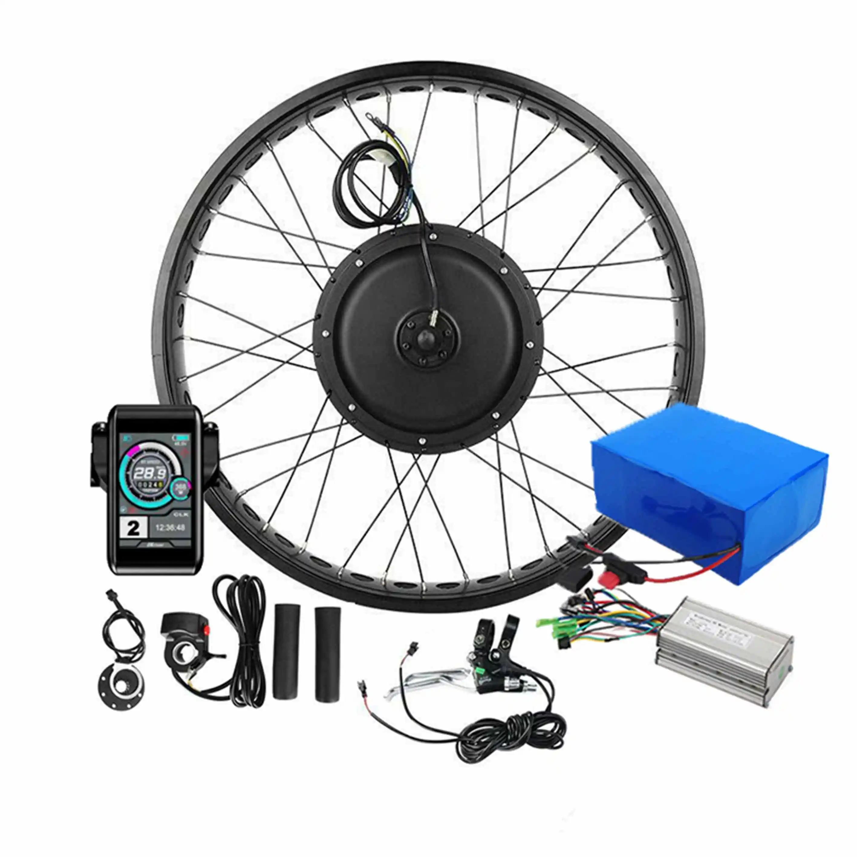 48V литиевая батарея фара для электровелосипеда в Conversion Kit 1000W/1500 ваттовый мотовелосипед; Набор другие + Электрический Велосипедный спорт запасных