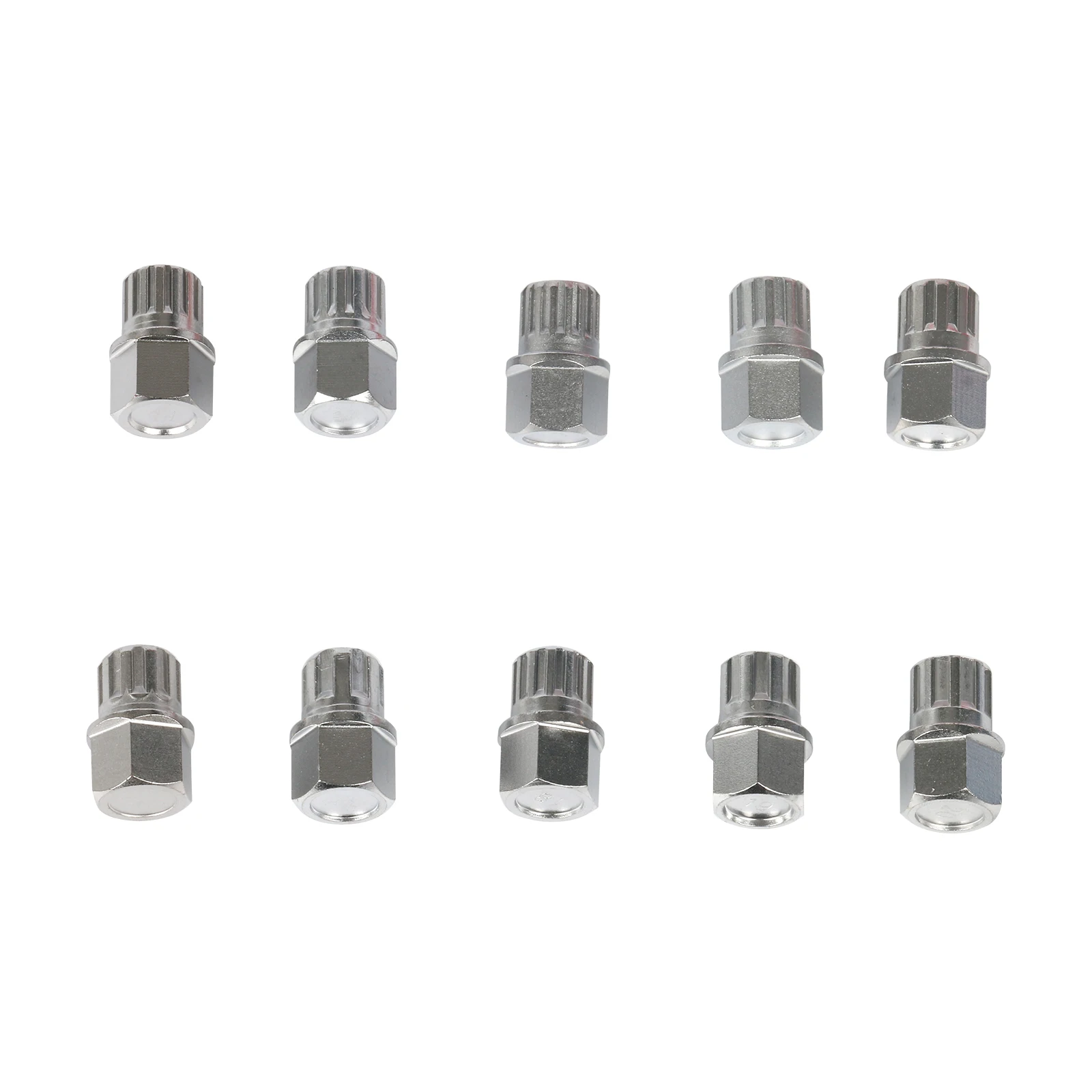 Mrcartool 10 Pcs Sleeve Anti-theft Screw Key Tire Removal Tool For BMW x1 x3 X4 x5 x6 Series Wheel Screw Lock Socket Set 30-40
