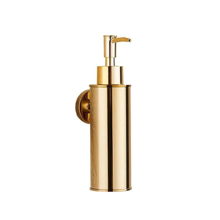 bathroom luxury gold stainless steel hand wall mounted foam soap dispenser