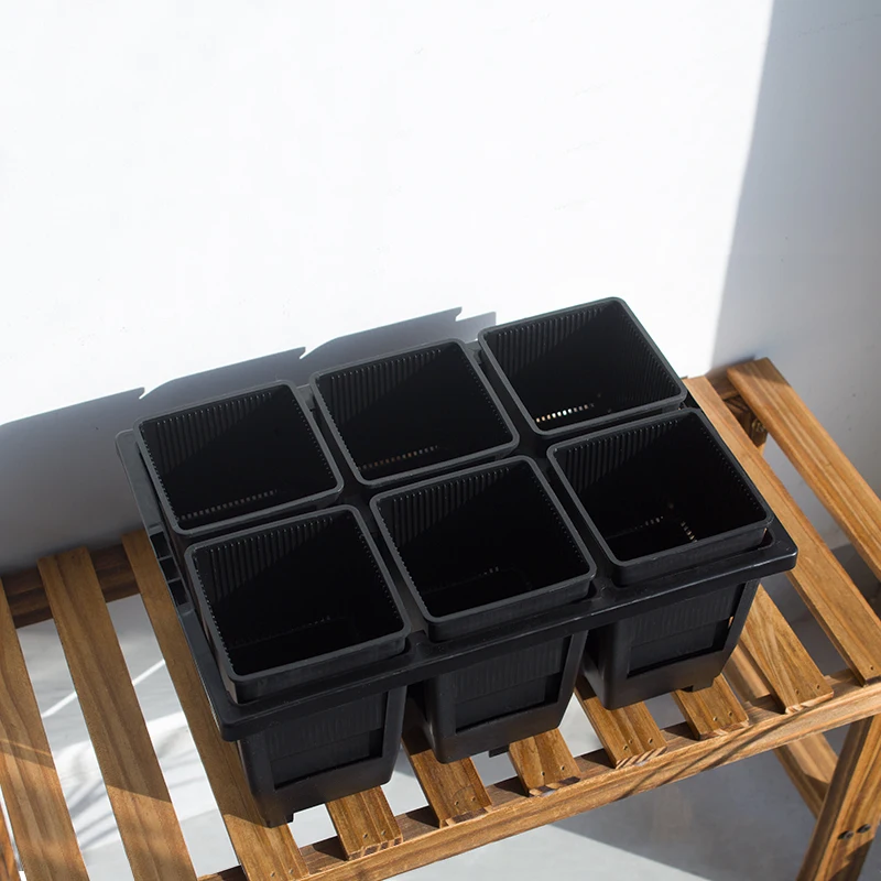 
Windowsill Herb Planter Box Rectangular Indoor Garden for Kitchens Grow Plants Flowers or Succulents 