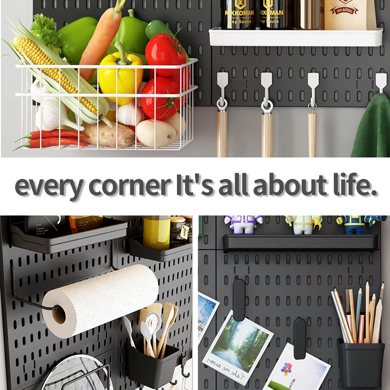 Customizable Dual-Tier Wall Trays Storage Stand Space-Saving Kitchen Organizer for Living Room  Exclusive Design ODM/OEM