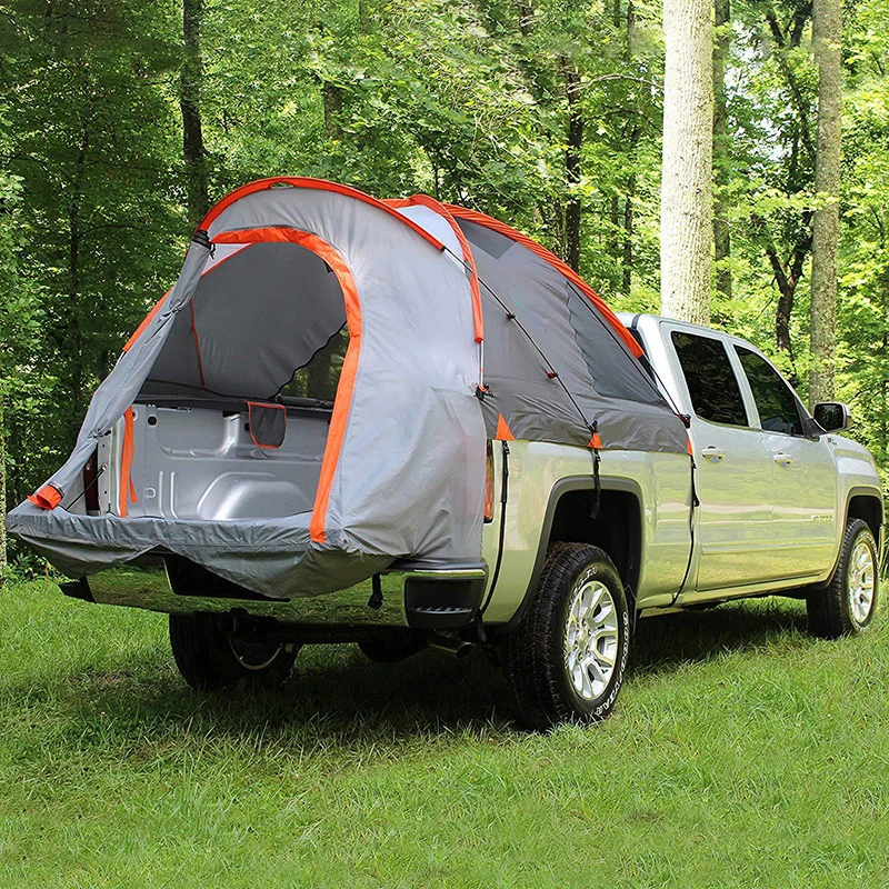 Portable waterproof pick up car tent camper pickup truck bed tent with awing for regular checkout pickup truck
