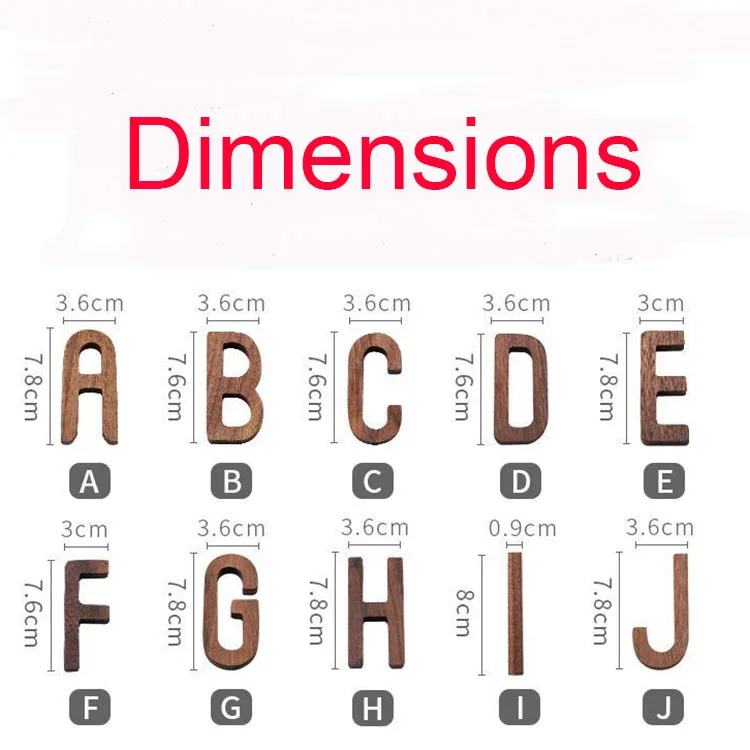 DIY wood alphabet  wood letters decorated letters wooden words