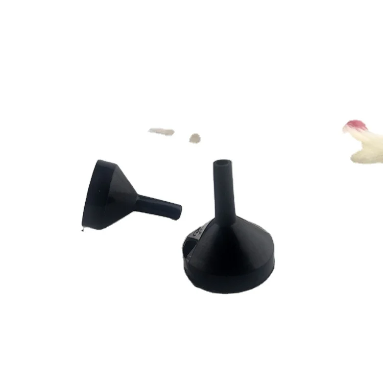 High-quality plastic mini household triangular oil funnel narrow mouth mini thickened kitchen experimental funnel