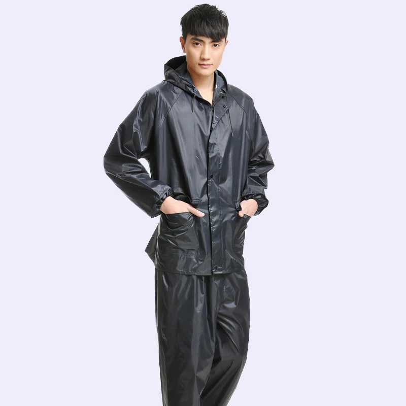 Waterproof Motorcycle Terno Raincoat With Reflector Windproof Mens Rain Coat For Riders Jas Hujan