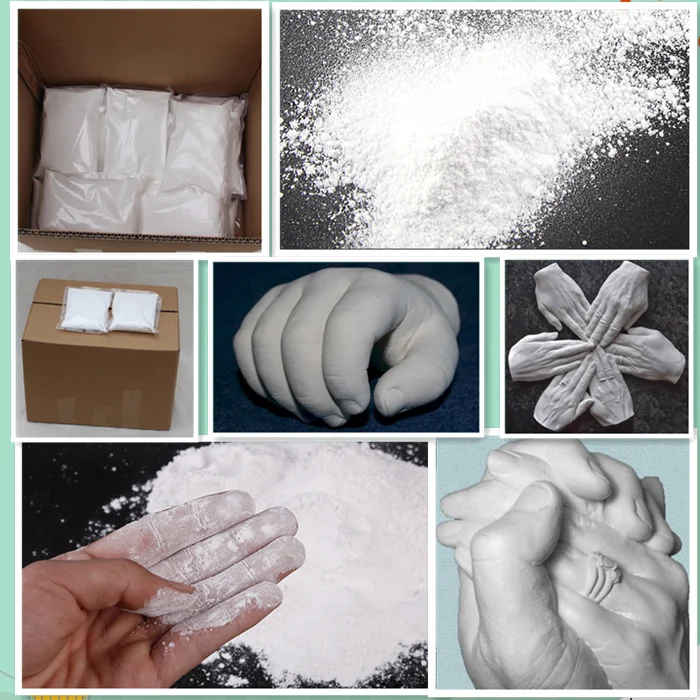 Plaster of paris for art cast gypsum powder
