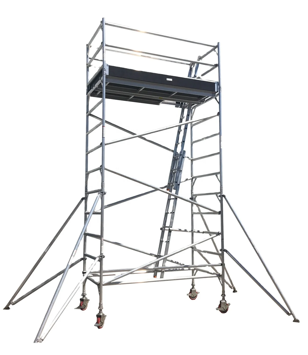 5m Aluminum Mobile Scaffold Tower with Double Width