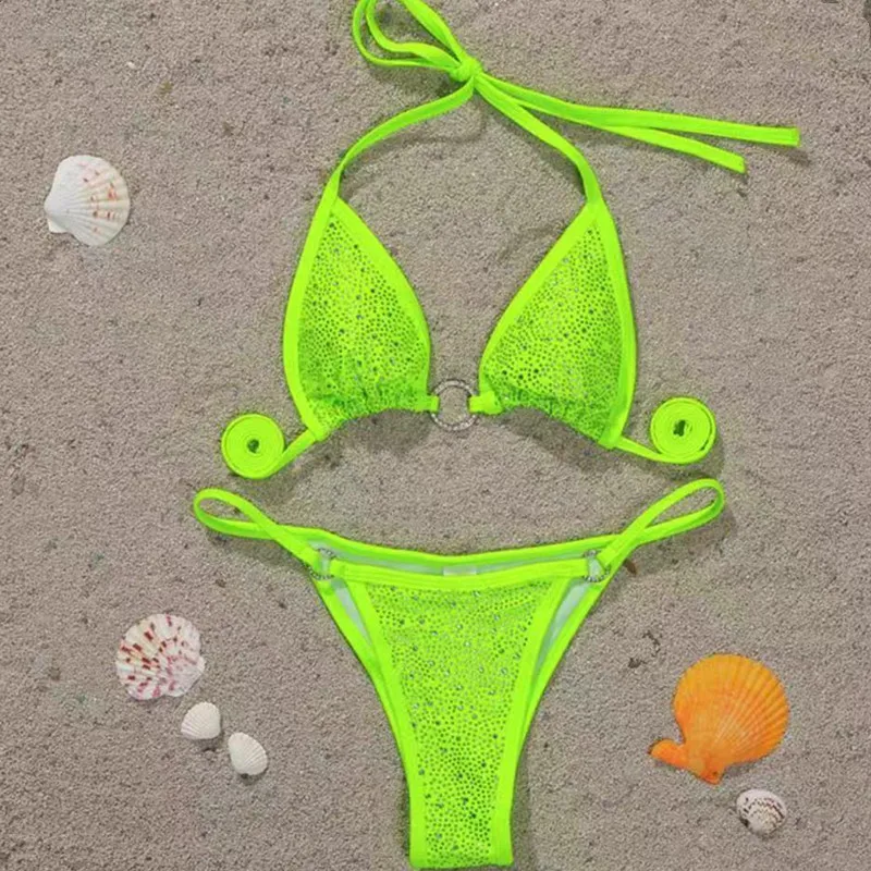 Amazing neon yellow color flat back glass crystal beads for bags  ss10 ss16 ss20 wholesale in China