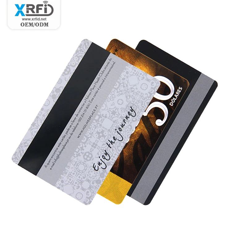 High End PVC Card With Chip And Magnetic Stripe VIP Membership RFID NFC Card