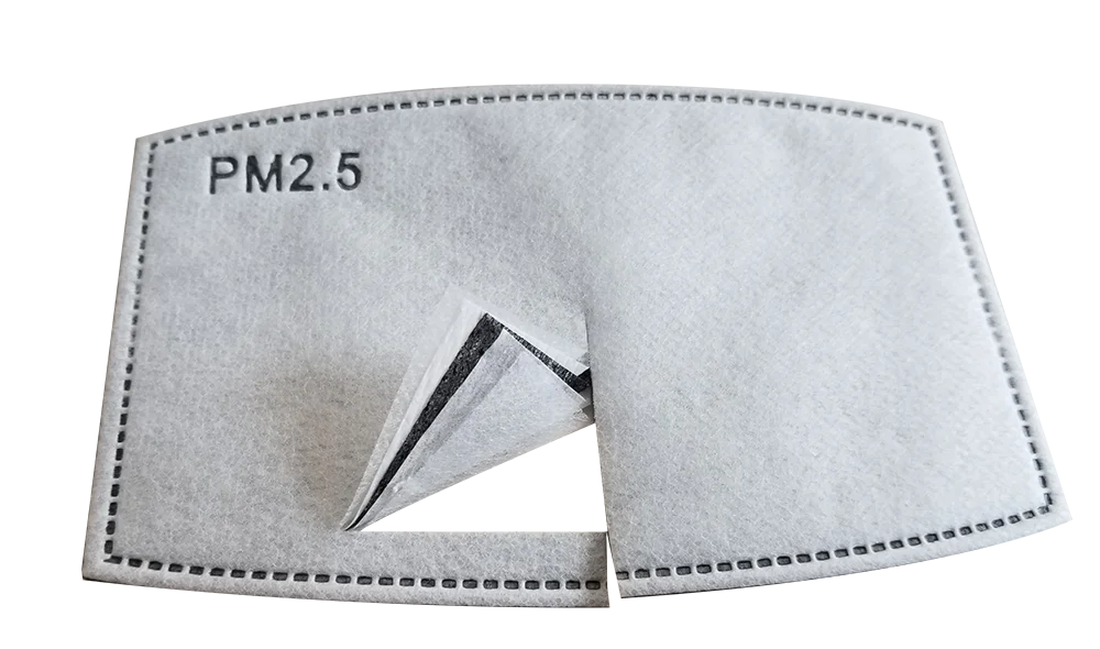 Cheap Washable Air pollution Face Covering Disposable meltblown 5 layer PM2.5 Filter