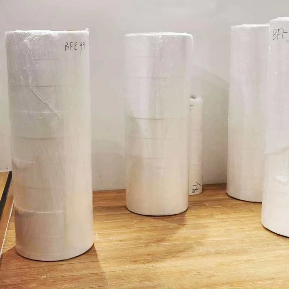 Eco-Friendly grade PP meltblown BFE99 spunbond nonwoven material cloth for making face cloth