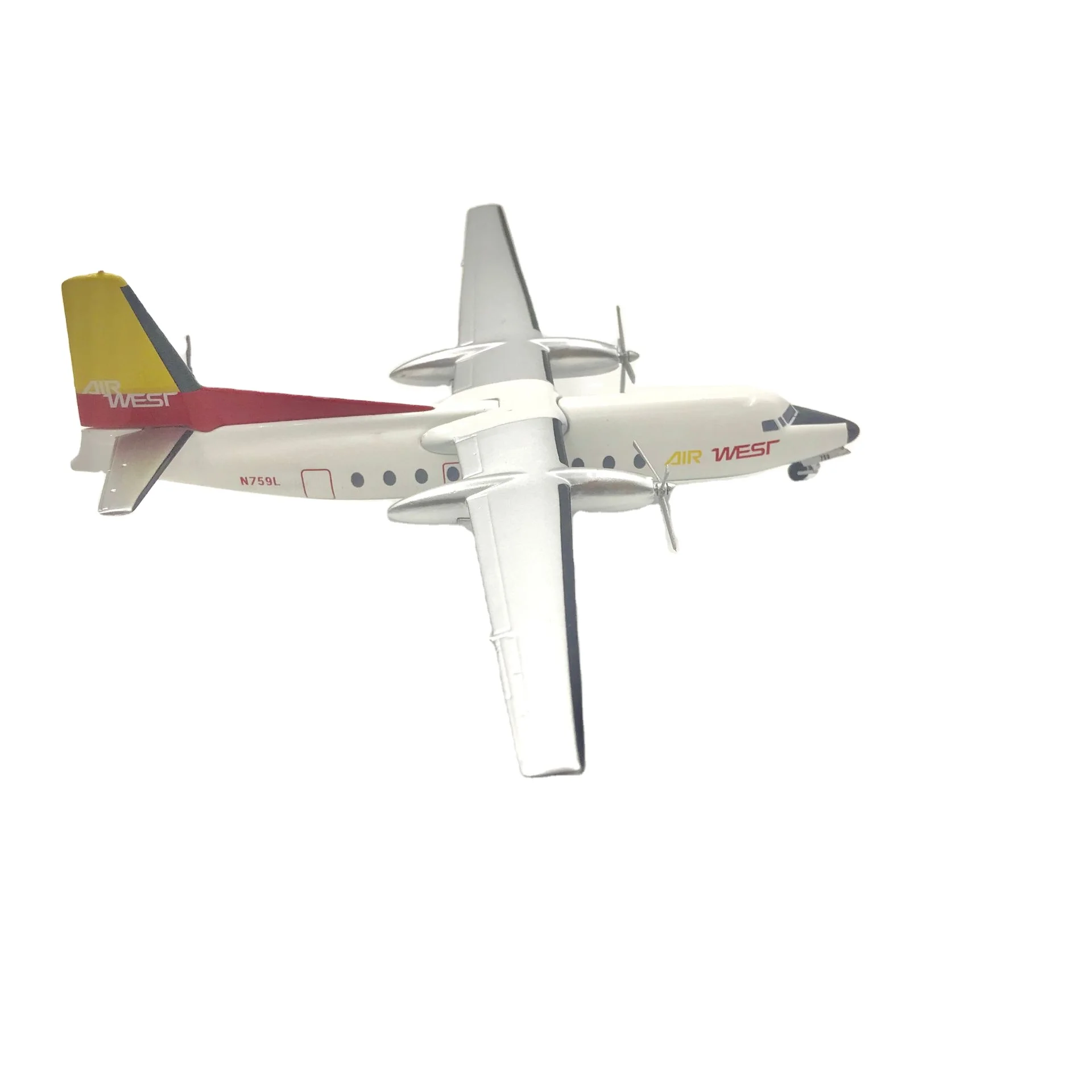 Air West Airlines Fairchild F-27 Reg. N746L In A 1/200 Scale