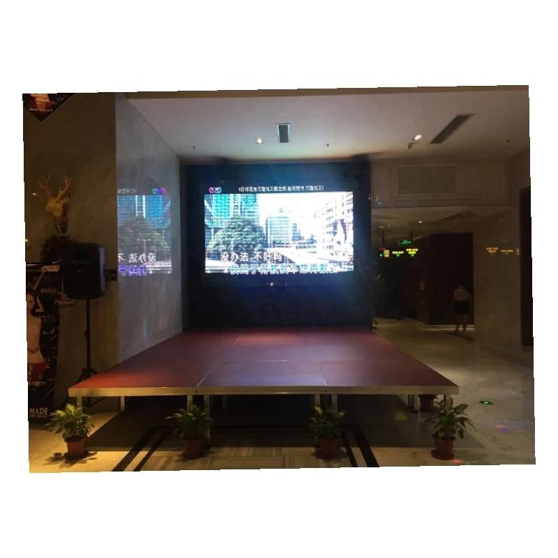 Show Stage Portable Truss Display  Folding Stage Support OEM Aluminum Stage Mobile Outdoor Platform