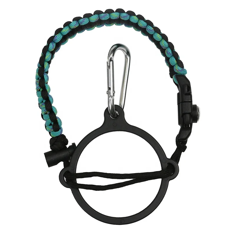 Изготовленный на заказ Высокое качество Паракорд ручка держатель для бутылки с водой аксессуары универсальная бутылка ручки ремни бутылки с водой ручки подъемник