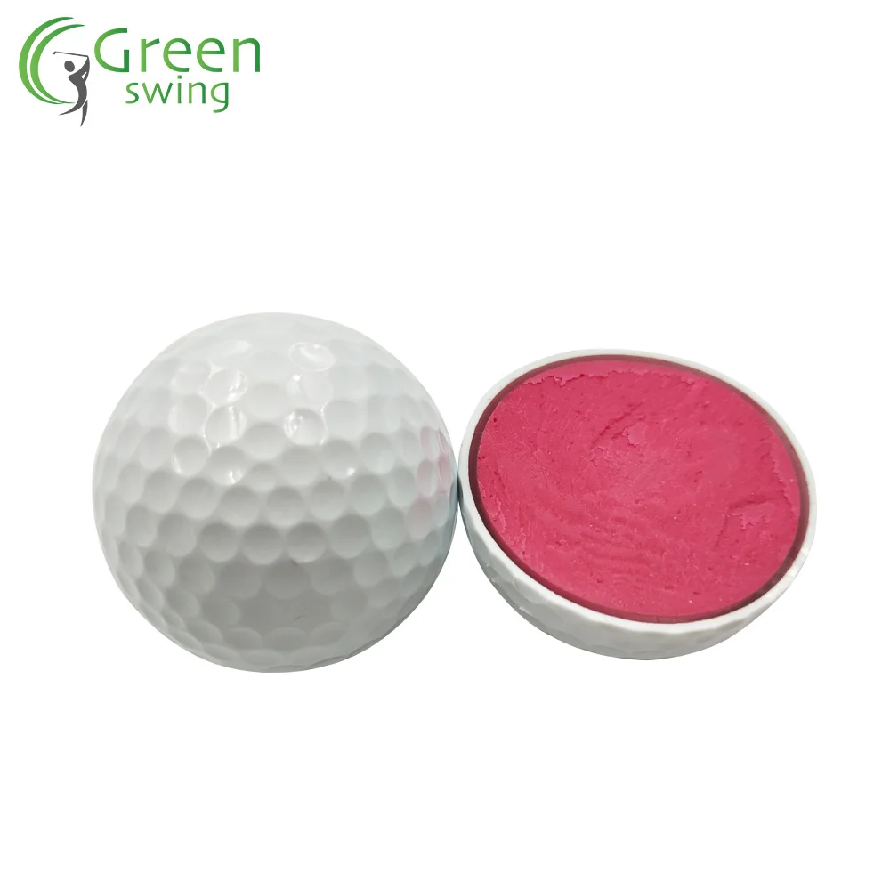 Competitive price White Two Layer golf ball color custom accepted