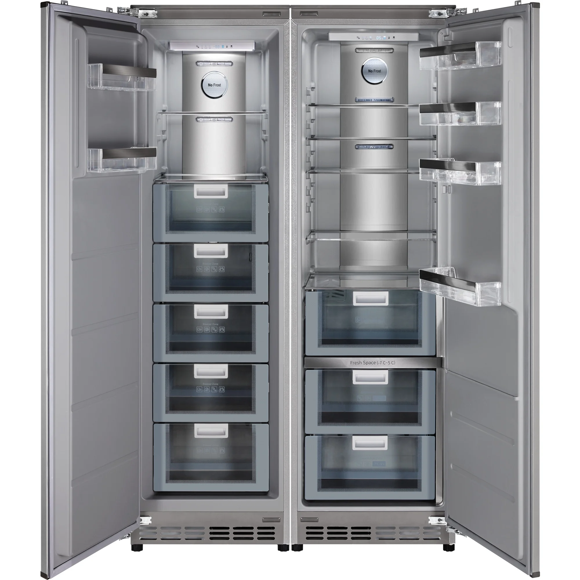 Artaus Wholesale price built in refrigerator integrated fridge freezer